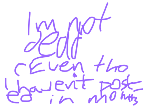 I’m not dead