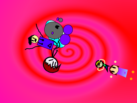 Draw your OC being sucked into the void