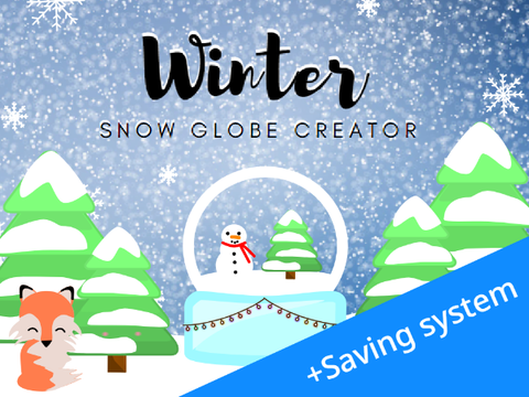 Winter Snow Globe Creator with save system :D