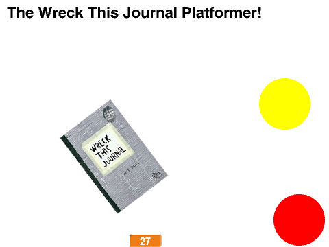 The Wreck This Journal Platformer