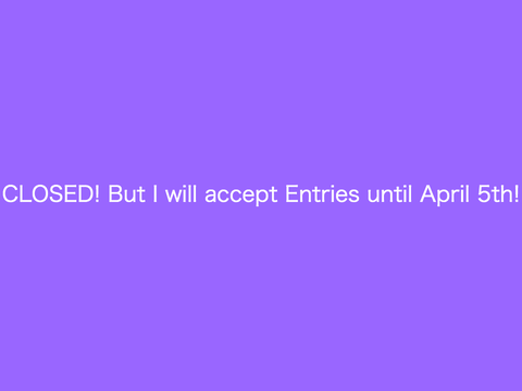 DMC Competition! -CLOSED- Prize givers needed!