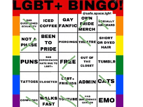 Lgbtq+ Bingo!