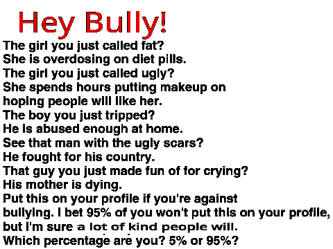 ATTENTION!! Hey Bully!