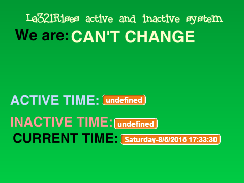La321Rises active and inactive system