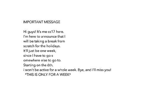 IMPORTANT NOTICE