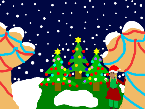 Christmas Art Contest entry!