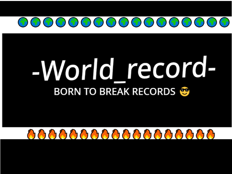 First Intro| -World_Record-|#ThisIsTerrible