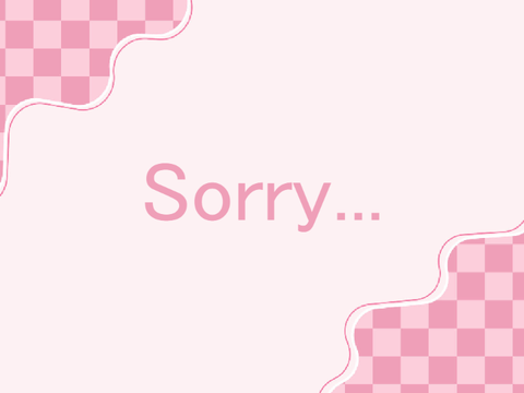Sorry...
