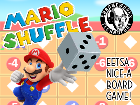 Mario Shuffle Board Game