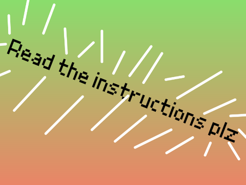 Scratch read the instructions