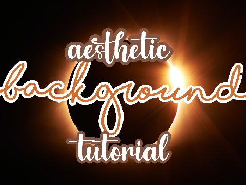 cute aesthetic background tutorial