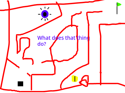 The 100 Block Maze