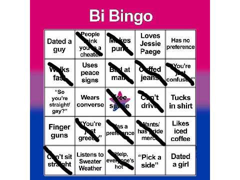 Bisexual Bingo :]