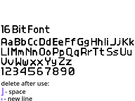improved Pixel font