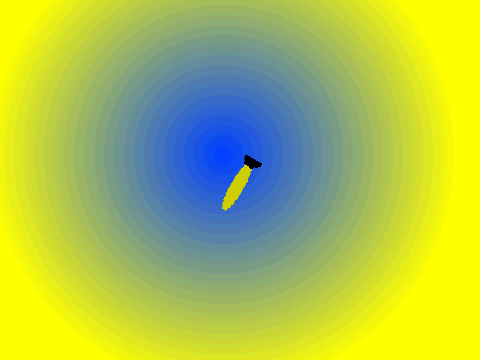 a falling bannana