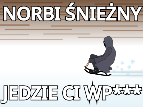 Norbi śnieżny jest potężny