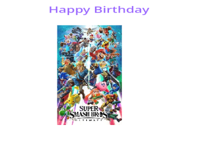 Happy Birthday Smash Ultimate
