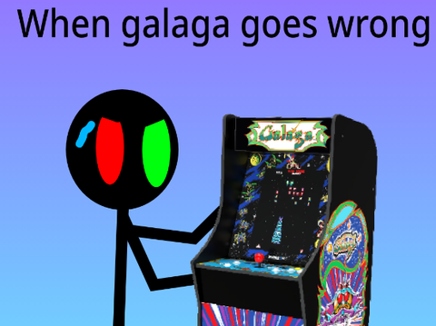 When Galaga goes wrong