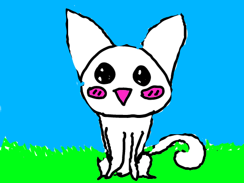 cute cat drawing!