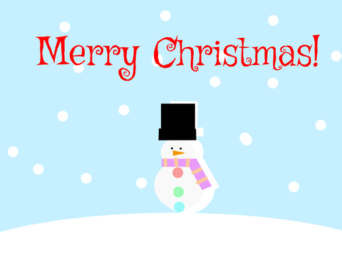 Christmas Card - Snowman DAC