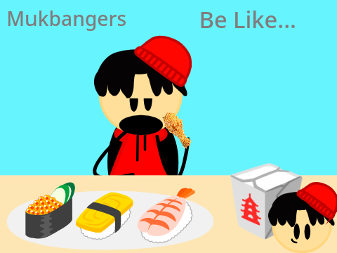 Mukbangers Be Like...||An Animation|| #Animation #trending #all #art