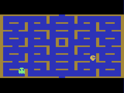 Pac-Man Atari 2600 Test *FLASHING LIGHTS*