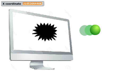 Fling the ball off the screen