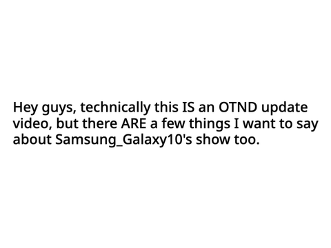 OTND Update (12/8)