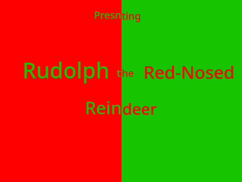 Google Translated Rudolph the Red-Nosed Reindeer