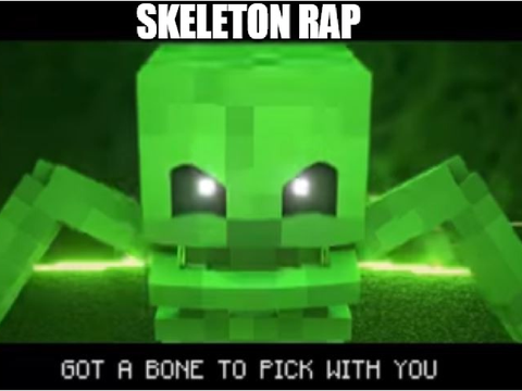 MINECRAFT SKELETON RAP | "I've Got A Bone" | Dan Bull Animated Music Video remix