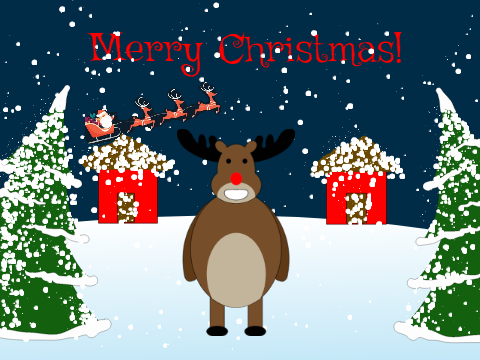 CHRISTMAS NIGHT SCREENSAVER