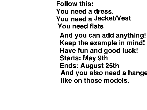 Fashion contest! 