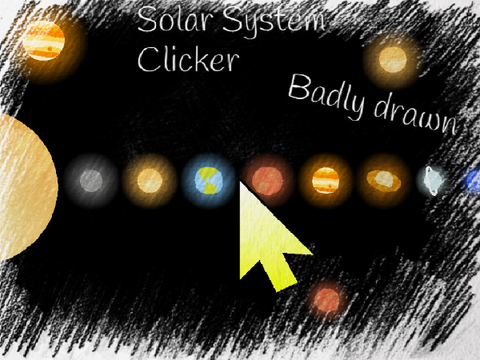 Badly drawn Solar System clicker #games #trending #all