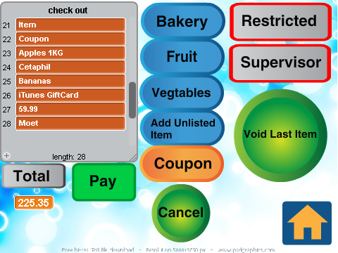 Supermarket POS