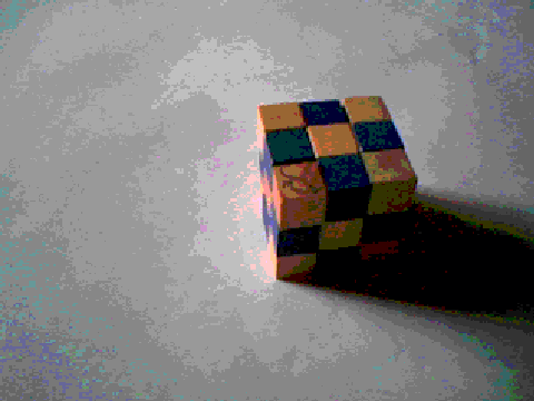 stopmotion - cube builds itself