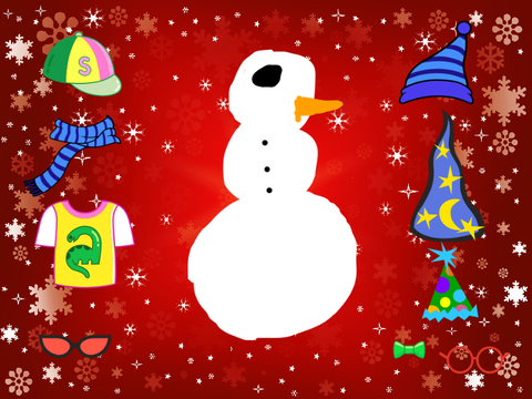 Dress Up the Snowman!