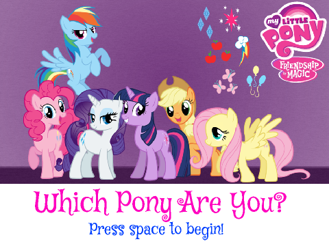 My Little Pony- Personality Quiz