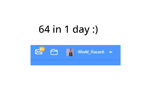 Mail Record: ?? in 1 day :)