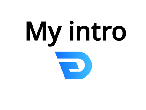My intro！