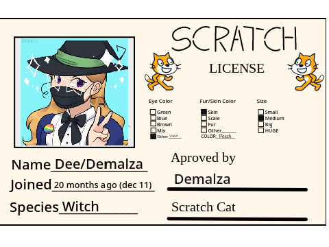 My scratch ID card!