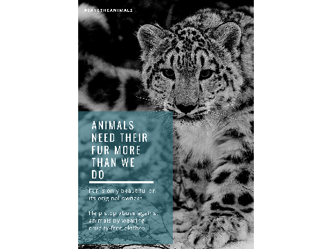 Animal Rights Posters (Free For Use)