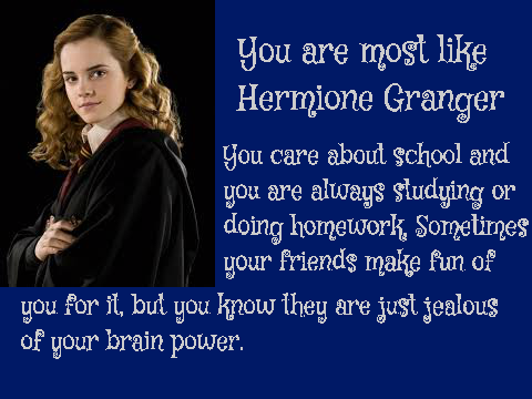 who are u most like(harry potter)