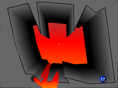 3D Vector Lava Cave