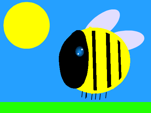 A giant bee