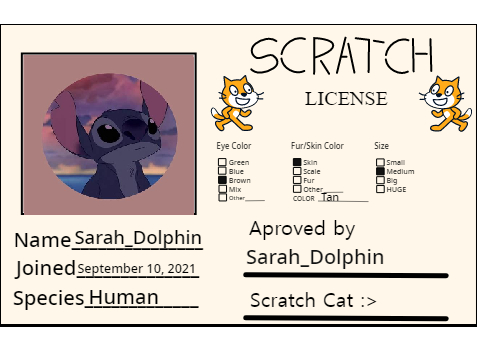 My Scratch ID Card ~ Remix ~