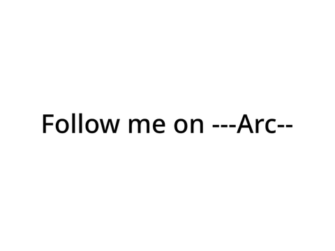Follow me on @---Arc--