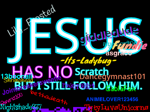 SIGN YOUR NAME IF YOU SAY YES TO JESUS CHRIST