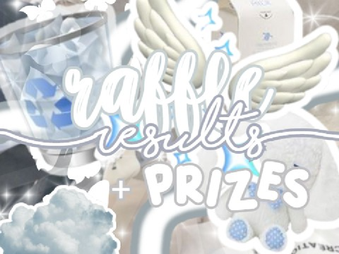 ₍ᐢ..ᐢ₎ raffle results + prizes