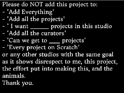 Circus Cruelty (please read notes) Sign and Remix remix remix remix remix