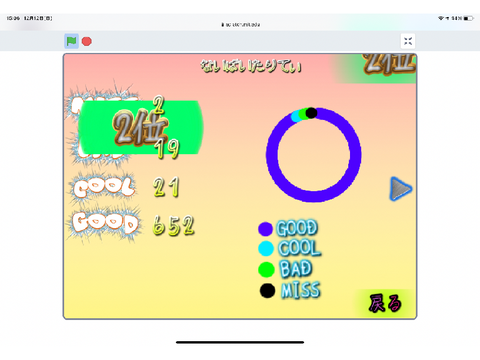 yosiotouzyou2 さんへ　公式試験用結果　ないばいたりてぃ